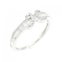 K18WG イニシャルK ダイヤモンド リング 0.30CT