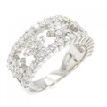 PT フラワー ダイヤモンド リング 1.07CT