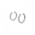 PT フープ ダイヤモンド ピアス 1.004CT