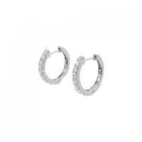 PT フープ ダイヤモンド ピアス 1.004CT