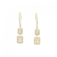 【新品】K18YG ダイヤモンド ピアス 1.24CT