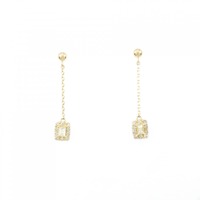 【新品】K18YG ダイヤモンド ピアス 0.26CT