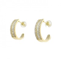 【新品】K18YG ダイヤモンド ピアス 0.66CT