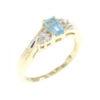 14KYG ブルートパーズ リング