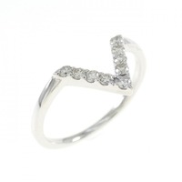 K18WG ダイヤモンド リング 0.14CT