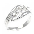 K18WG ダイヤモンド リング 0.30CT