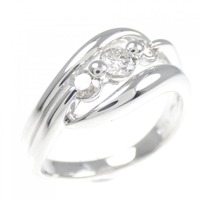 K18WG ダイヤモンド リング 0.30CT