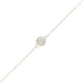 K18YG ダイヤモンド ブレスレット 0.20CT