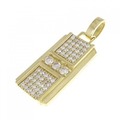 【新品】K18YG ダイヤモンド ペンダント 0.80CT