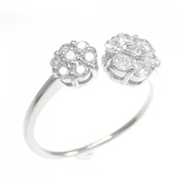 PT フラワー ダイヤモンド リング 0.43CT