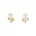 PT/K18YG/K18PG ダイヤモンド イヤリング 0.28CT