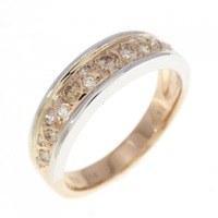 カシケイ メランジェセッティング リング 0.52CT