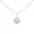 K18YG ダイヤモンド ネックレス 1.01CT