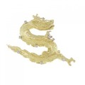 イワクラコウジ サク ドラゴン ペンダント 0.33CT