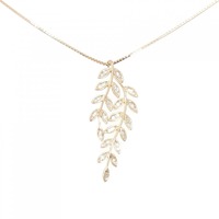 K18PG ダイヤモンド ネックレス 0.50CT