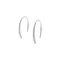 K18WG ダイヤモンド ピアス 0.16CT