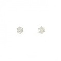 PT ソリティア ダイヤモンド ピアス 0.50CT