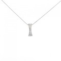 K18WG ダイヤモンド ネックレス 0.02CT