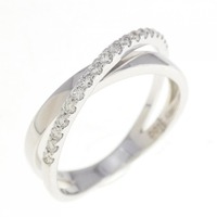 K18WG ダイヤモンド リング 0.16CT
