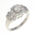PT ダイヤモンド リング 0.34CT
