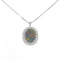 【リメイク】PT ブラックオパール ネックレス 7.438CT