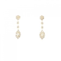 【新品】K18YG ダイヤモンド ピアス 0.64CT