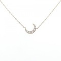 アガット ダイヤモンド ネックレス 0.12CT