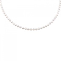K18YG アコヤパール ネックレス 3.5-4mm