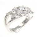 K18WG ダイヤモンド リング 0.30CT