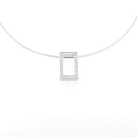 K18WG/K18YG ダイヤモンド ネックレス 0.80CT