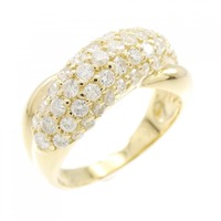 K18YG パヴェ ダイヤモンド リング 1.00CT