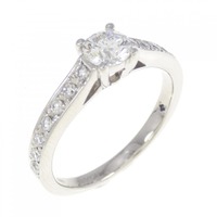 PT ダイヤモンド リング 0.469CT F VS2 VG