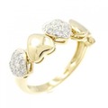 ダイヤモンド ハート ダイヤモンド リング 0.26CT