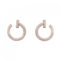 ティファニー Tワン ピアス 0.48CT