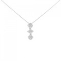 K18WG ダイヤモンド ネックレス 0.36CT
