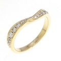 K18YG ダイヤモンド リング 0.35CT