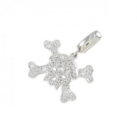 K18WG ダイヤモンド ペンダント 0.21CT