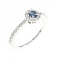 K18WG ダイヤモンド リング 0.214CT