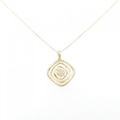 K18YG ダイヤモンド ネックレス 0.15CT