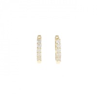 K18YG ダイヤモンド ピアス 0.30CT
