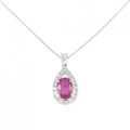 PT ルビー ネックレス 1.26CT