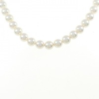 シルバークラスプ アコヤパール ネックレス 6.5-7.0mm