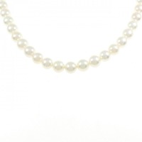 シルバークラスプ アコヤパール ネックレス 7.0-7.5mm