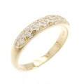 K18YG ダイヤモンド リング 0.32CT