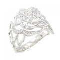 PT フラワー ダイヤモンド リング 0.20CT