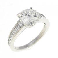 【リメイク】PT ダイヤモンド リング 1.524CT G SI2 Good
