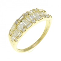 K18YG ダイヤモンド リング 1.00CT