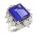 PT タンザナイト リング 9.90CT