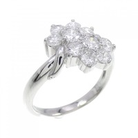 PT フラワー ダイヤモンド リング 1.00CT