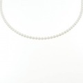 シルバークラスプ アコヤパール ネックレス 3.5-4.0mm